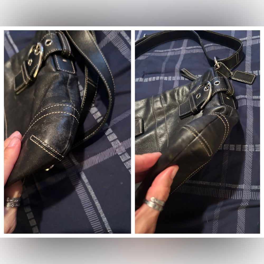 2005 Tru Vtg Coach Leather Soho Slim Duffle Crossbody REHABBED (See Photos) - Picture 15 of 15